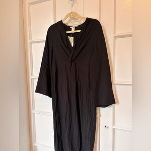 H&M Black V-Neck Dress